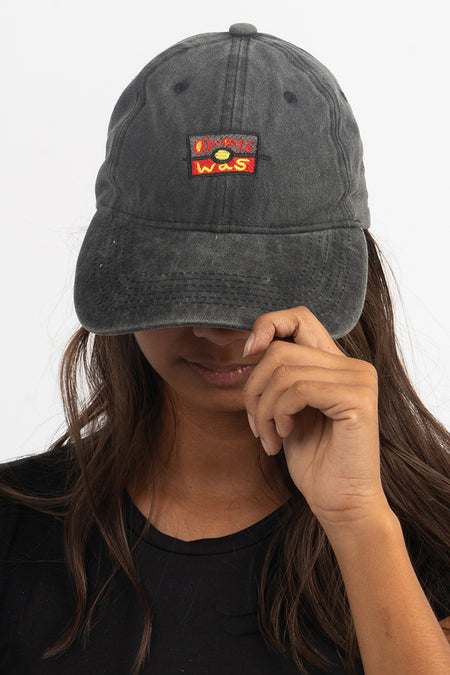 Always Was Flag Black Vintage Washed Cap