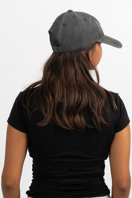 Always Was Flag Black Vintage Washed Cap
