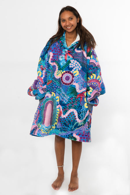A Chapter Closing Oversized Hooded Blanket