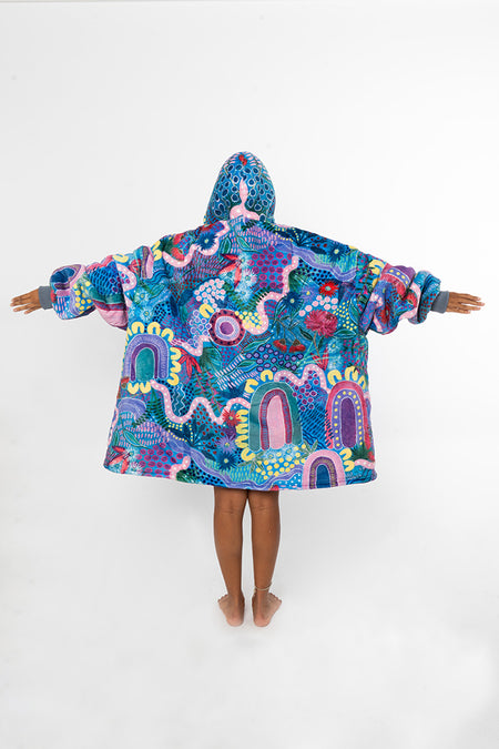 A Chapter Closing Oversized Hooded Blanket