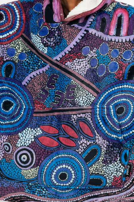 Grandmother's Country (No. 5) Oversized Hooded Blanket