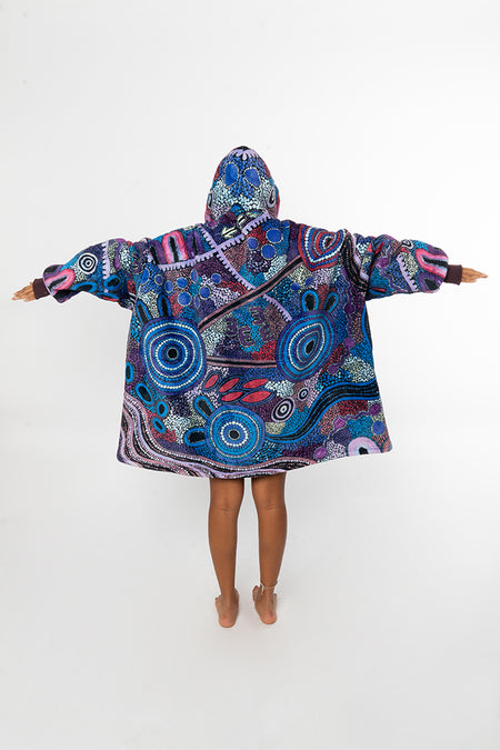 Grandmother's Country (No. 5) Oversized Hooded Blanket