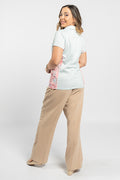 Unified Moments UPF50+ Sage Bamboo (Simpson) Women's Fitted Polo Shirt
