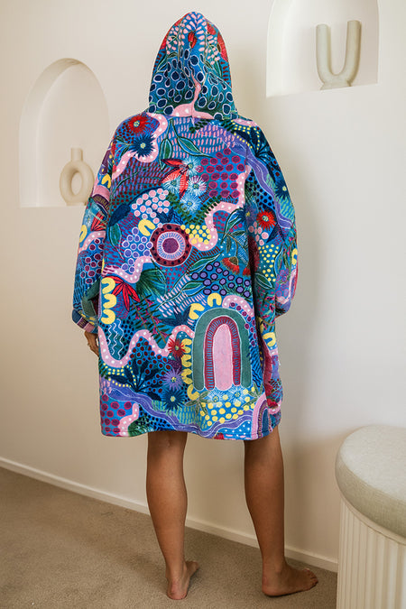 A Chapter Closing Oversized Hooded Blanket
