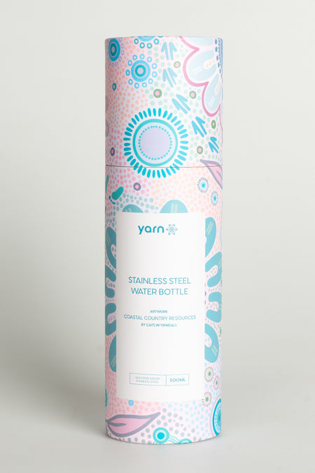 Coastal Country Resources Vacuum Insulated Double Walled Stainless Steel Water Bottle