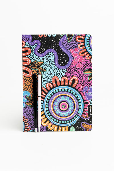 Celebration A5 Textured Notebook with Pens