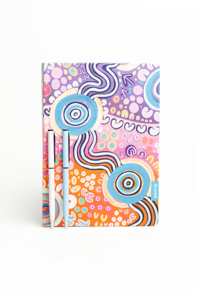 Ngootyoong (Joy) A5 Textured Notebook with Pens