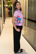 Thriving Together NAIDOC 2025 Rose Bamboo (Simpson) Women's Fitted Polo Shirt