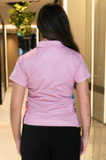 Thriving Together NAIDOC 2025 Rose Bamboo (Simpson) Women's Fitted Polo Shirt