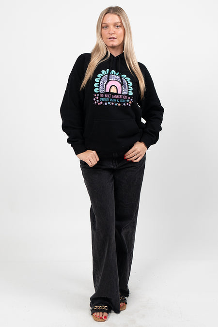 A Shared Vision NAIDOC 2025 Black Cotton Blend Women's Hoodie