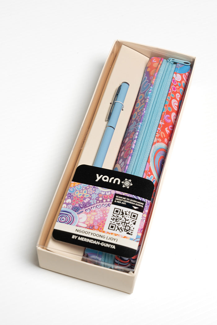 Ngootyoong (Joy) Small Rectangular Pencil Case with Pen