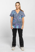 Our Future, Together NAIDOC 2024 Women’s Three Pocket Scrub Top