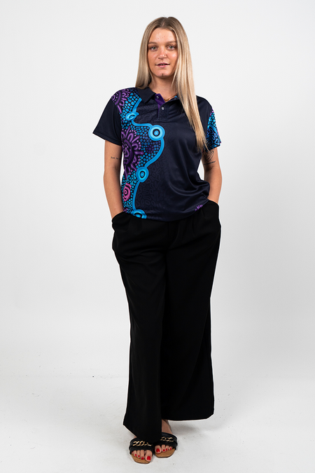 Flourish Essence Women's Fitted Polo Shirt