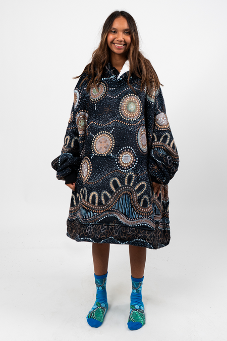 Marang Ngurung (Good Night) Oversized Hooded Blanket