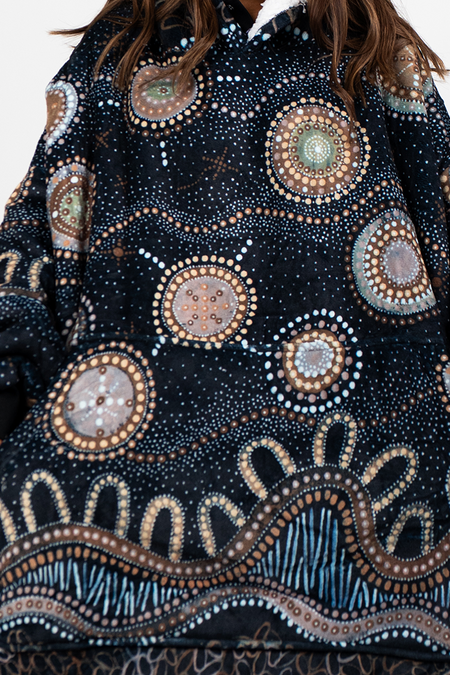 Marang Ngurung (Good Night) Oversized Hooded Blanket