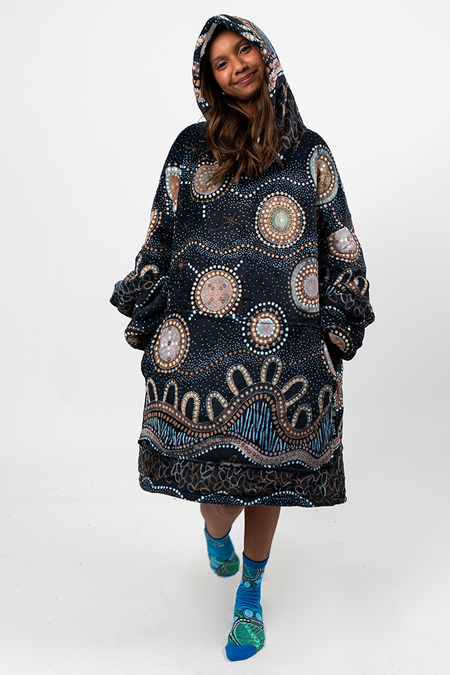 Marang Ngurung (Good Night) Oversized Hooded Blanket