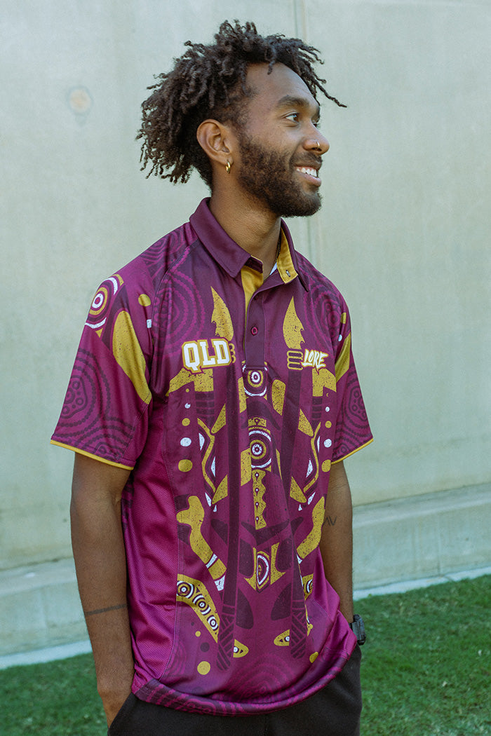 QLD Tribute Unisex Sports Polo Shirt