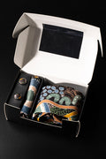 By The Waterhole Silk Gift Box (Tie, Pocket Square, Cufflinks)