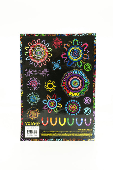 Pride A4 Sticker Pack - Pride Worn Proudly (3 Pack)