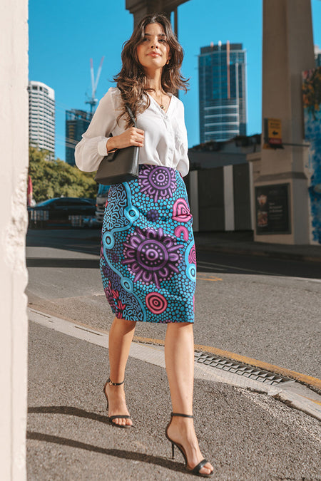 Flourish Pencil Skirt