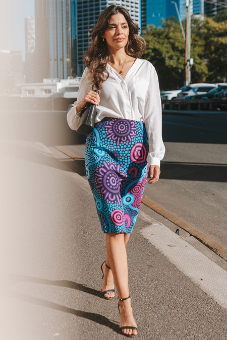 Flourish Pencil Skirt