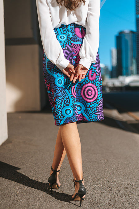 Flourish Pencil Skirt