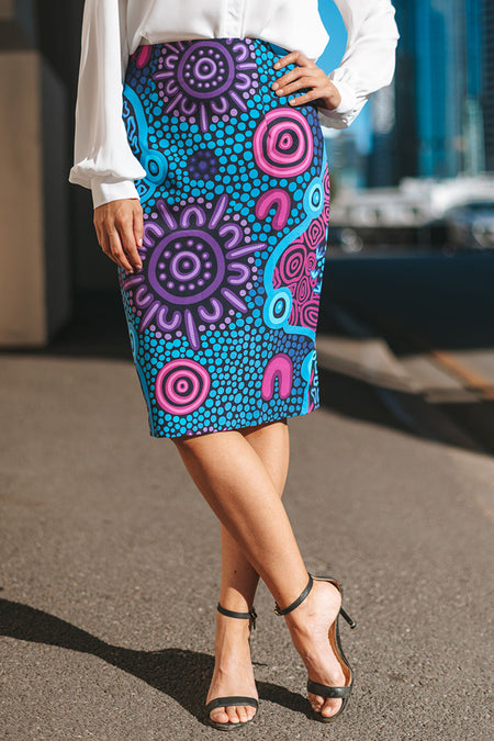 Flourish Pencil Skirt