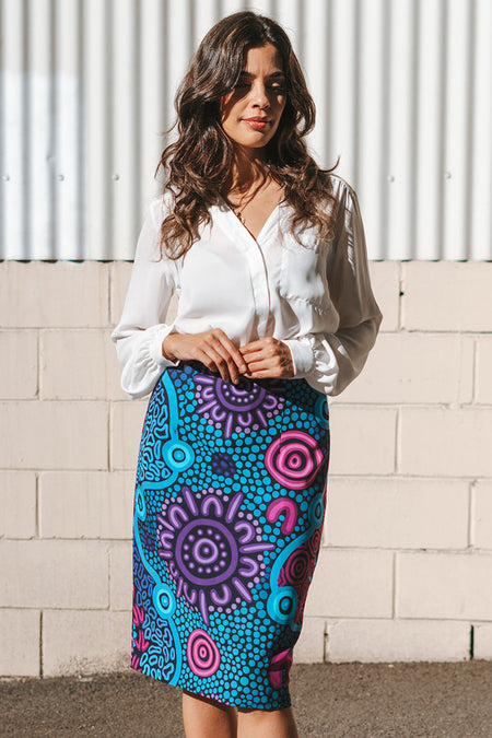 Flourish Pencil Skirt