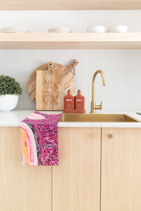 Higher Power Linen Blend Tea Towel