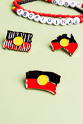"Raise The Flag" Loud & Proud Aboriginal Flag Lapel Pin (3 Pack)
