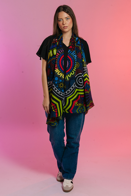 Together Rectangle Chiffon Scarf - Pride Worn Proudly