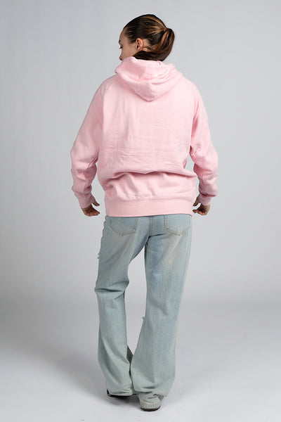 Boobie Sista Pink Premium Cotton Blend Unisex Hoodie