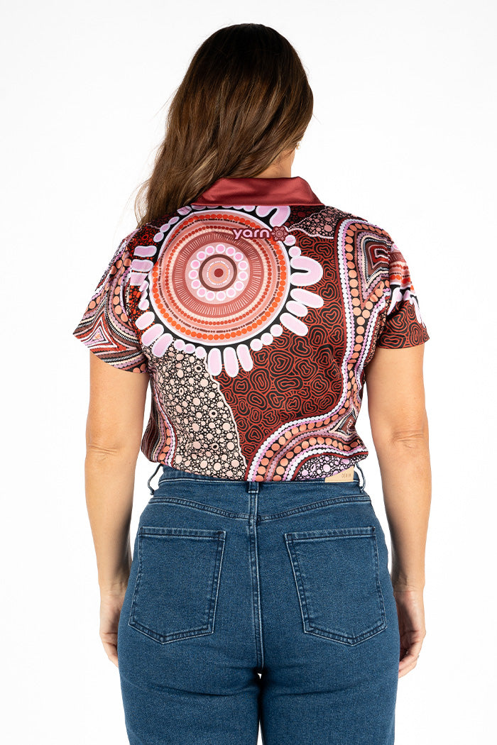 Muru To Our Biriwal (Pathway To Our Future) Women's Fitted Polo Shirt main image 0