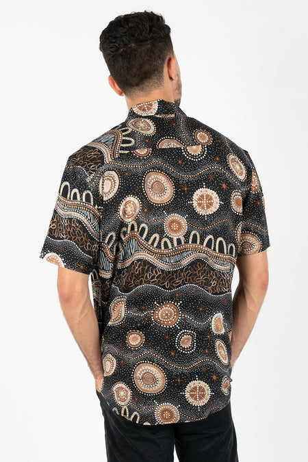 Marang Ngurung (Good Night) Unisex Button Up Shirt