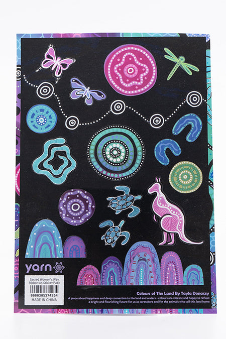 Colours Of The Land A4 Sticker Pack (3 Pack)