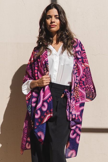 Forage Chiffon Shawl