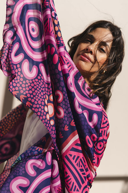 Forage Chiffon Shawl