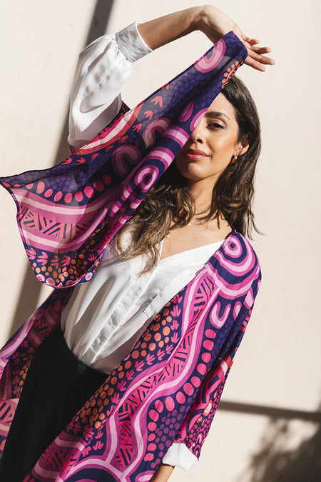 Forage Chiffon Shawl