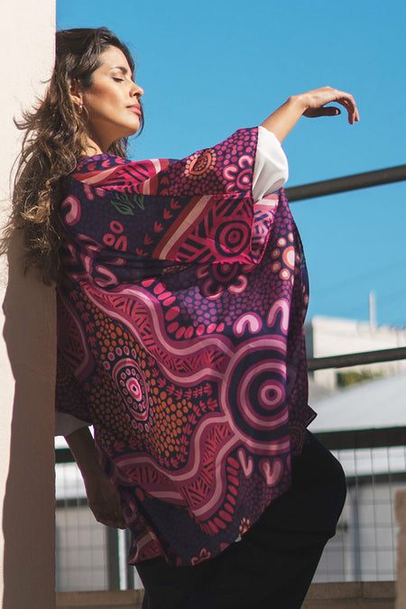 Forage Chiffon Shawl