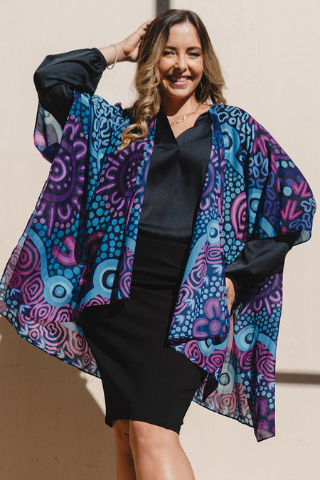 Flourish Chiffon Shawl