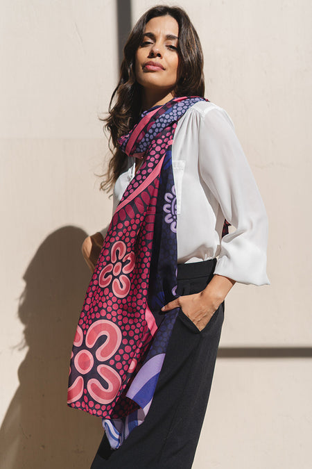 Friendship Rectangle Chiffon Scarf