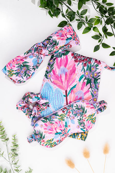 Pink Banksia Travel Essentials Kit