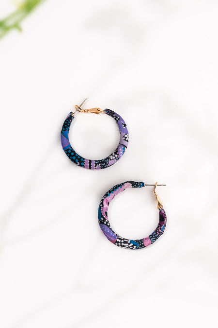 Makuru Wrapped Hoop Earrings