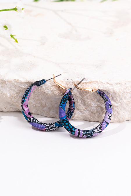 Makuru Wrapped Hoop Earrings