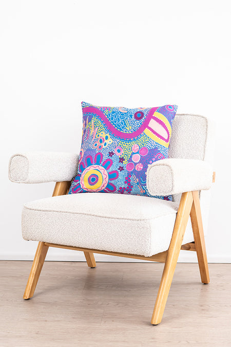 Djilba Linen Cushion Cover (45cm x 45cm)