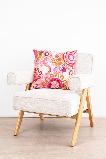 Djeran Linen Cushion Cover (45cm x 45cm)