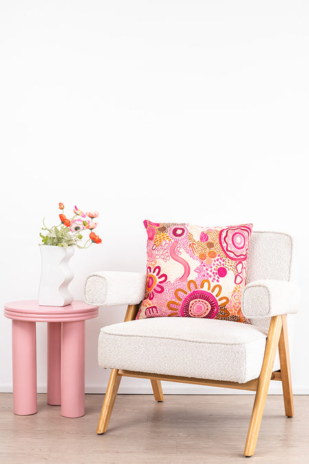 Djeran Linen Cushion Cover (45cm x 45cm)