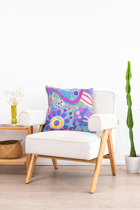 Djilba Linen Cushion Cover (45cm x 45cm)