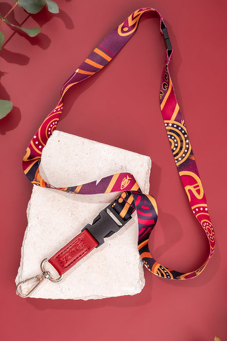 Maroon Warrior Premium Lanyard
