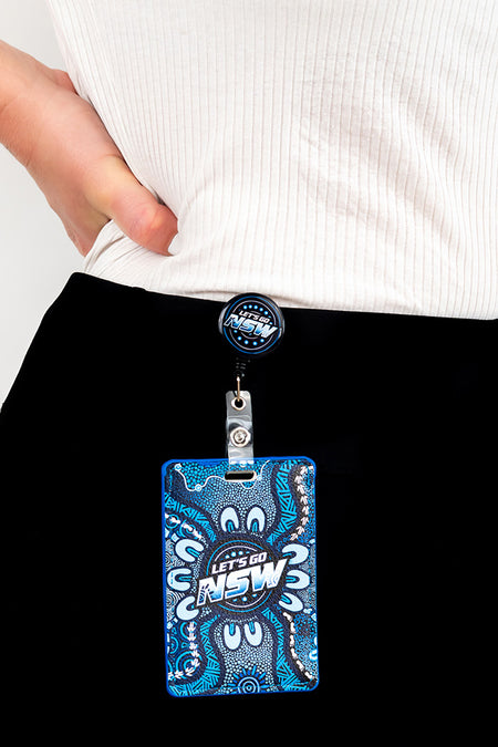 Brotherhood Retractable Card Holder with Clip